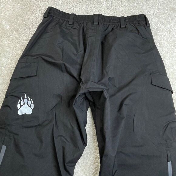 Alaskan Hardgear By Duluth Stormwall Rain Pants Black Medium X30 NEW - Picture 9 of 13